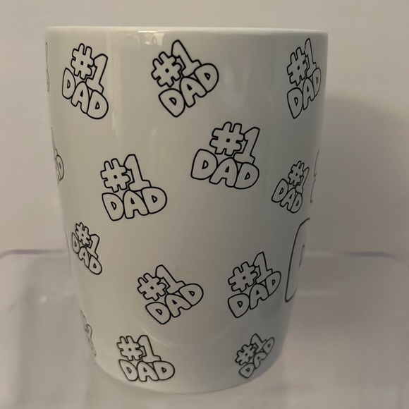 #1 Dad Coffee Mug EUC - Picture 2 of 2
